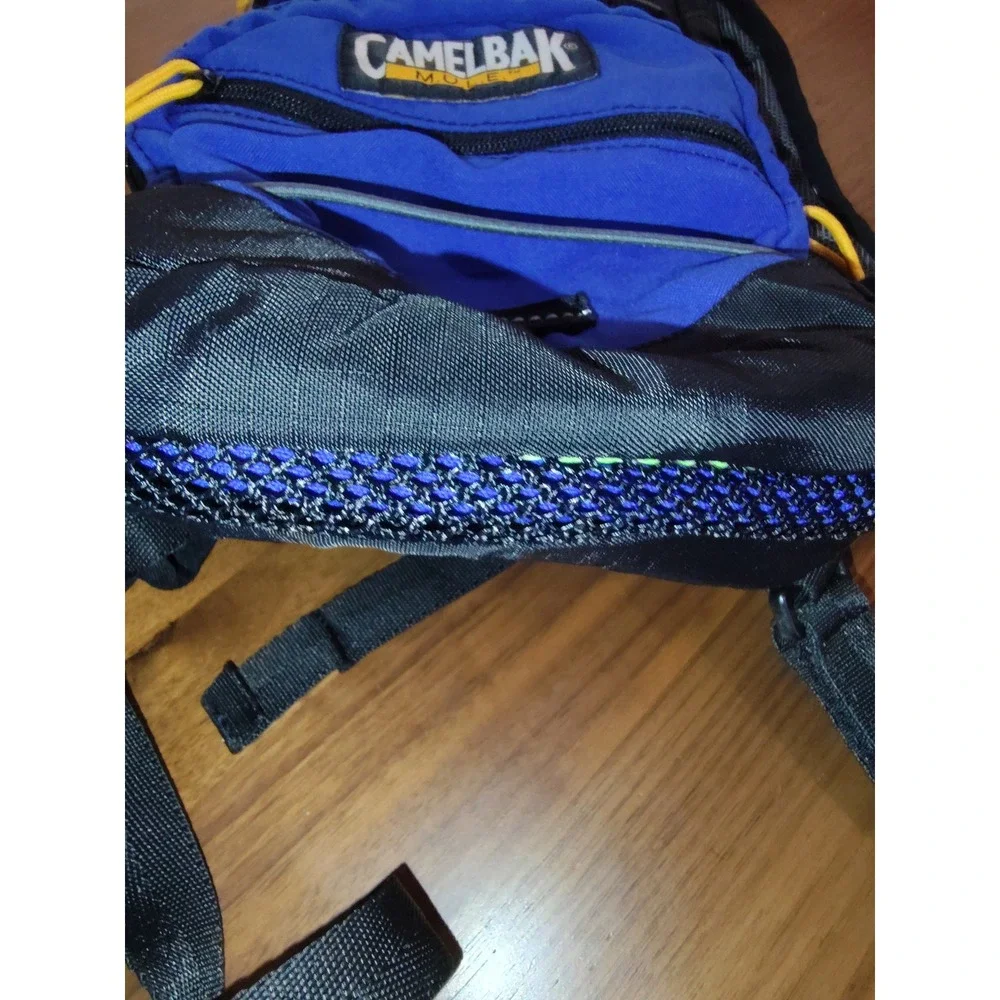 CamelBak MULE Hydration Pack Blue Black Hiking Biking Backpack No Bladder